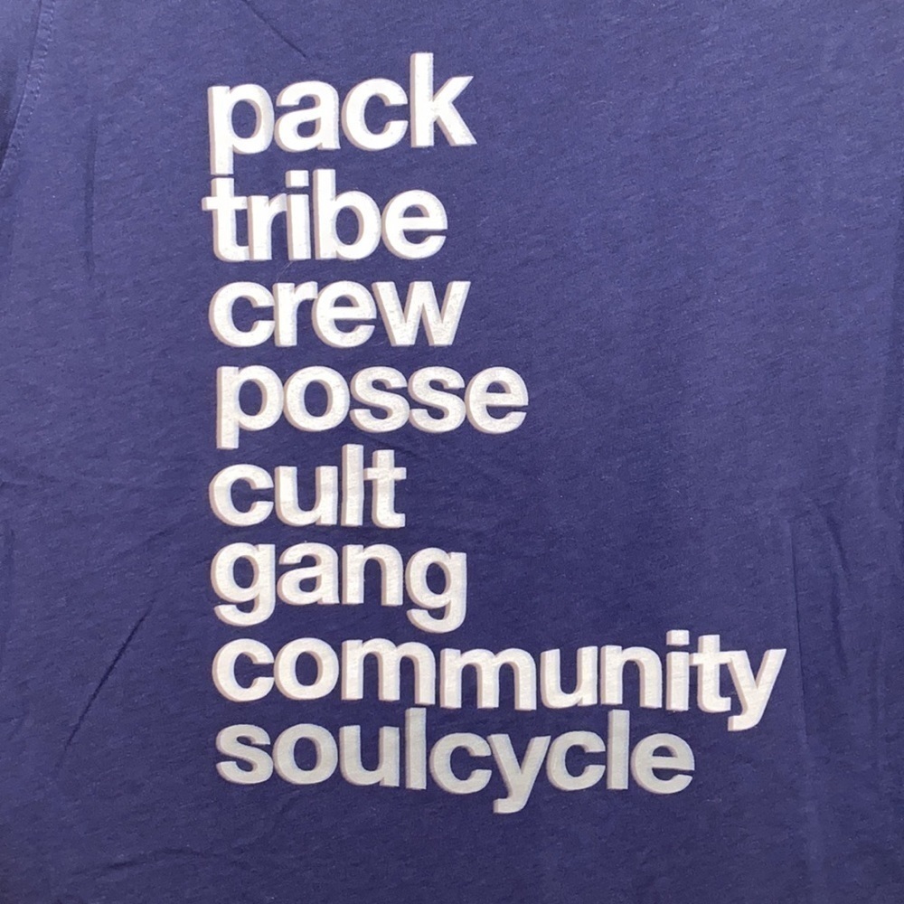 Soulcycle Bundle of Community Top & staff tee sz Small - Picture 3 of 9